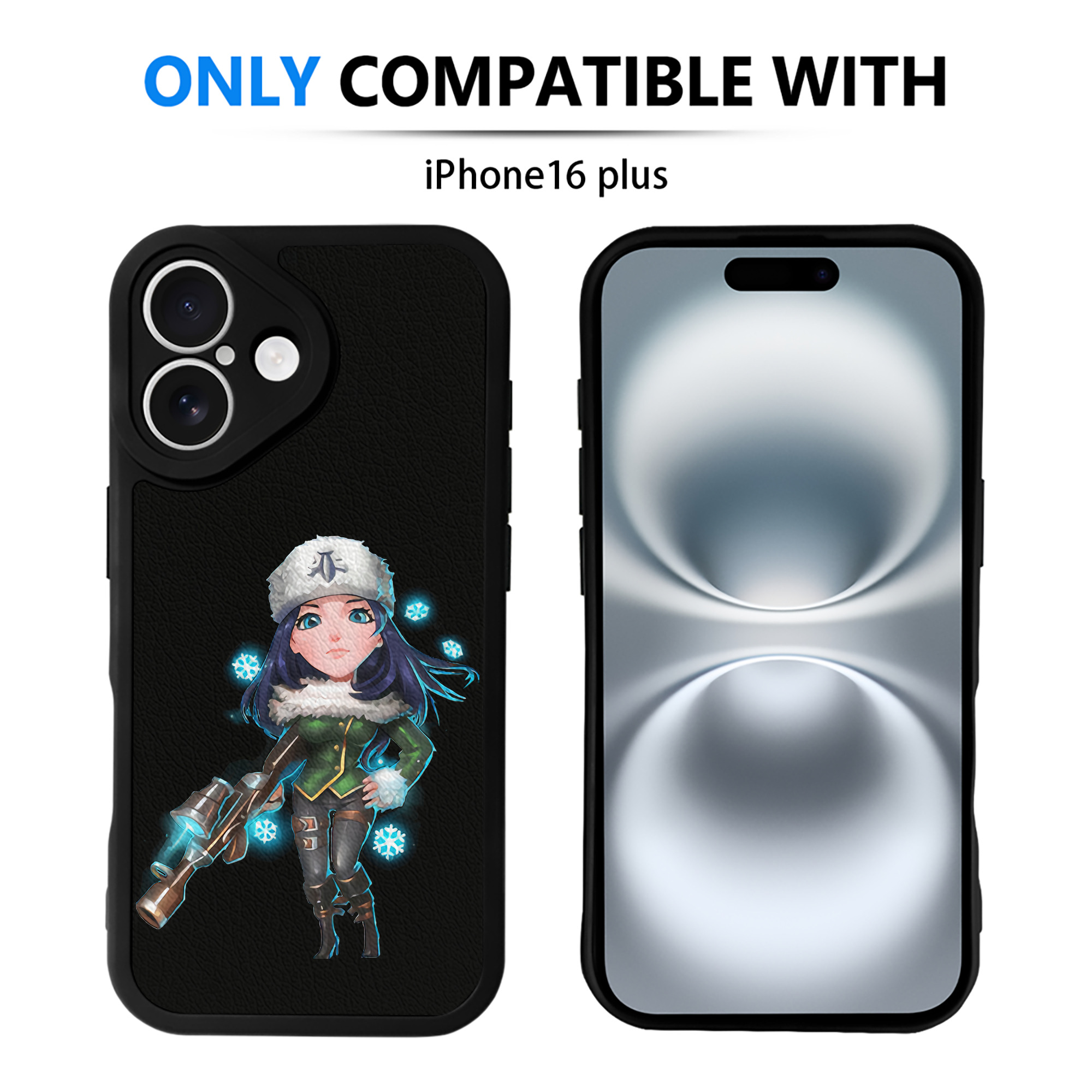 （画像用） リーグ・オブ・レジェンド League of Legends LOL 【iPhone 16シリーズ対応】シリコンスマホケース（レザー調） 材質：シリコン